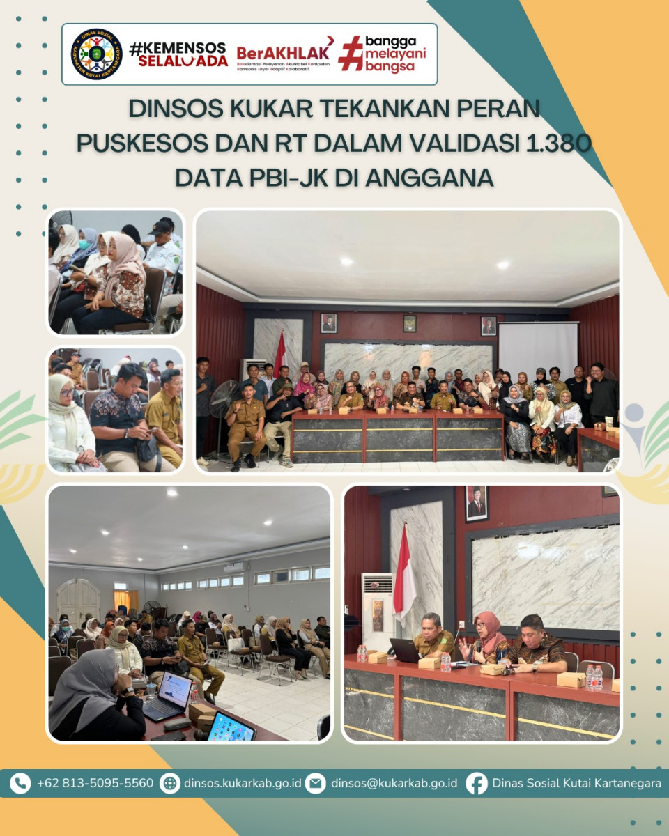 Anggana, 21 April 2026 – Pemerintah Kabupaten Kutai Kartanegara melalui Dinas Sosial (Dinsos) terus berkomitmen memberikan perlindungan kesehatan bagi masyarakat. Langkah ini diwujudkan melalui sosialisasi reaktivasi bagi peserta Penerima Bantuan Iuran Jaminan Kesehatan (PBI-JK) yang baru-baru ini dinonaktifkan oleh pemerintah pusat.
.
.
.
.
.
Selengkapnya di : https://dinsos.kukarkab.go.id/index.php/2026/04/22/dinsos-kukar-tekankan-peran-puskesos-dan-rt-dalam-validasi-1-380-data-pbi-jk-di-anggana/